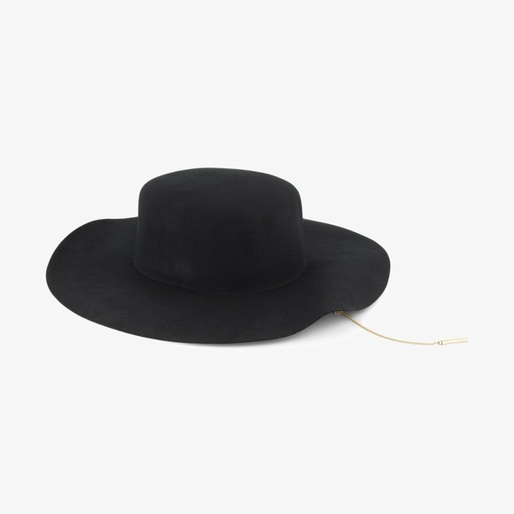 All Saints Faye Black Bolero with chain hat